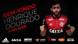 Henrique Dourado é o novo atacante do Flamengo.