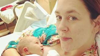 Cassiday Proctor viabilizou a transmissão do parto a partir do hospital: "Dia mais emocionante da minha vida" | Foto: Instagram/@radiocassiday