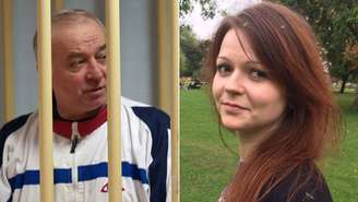 Ex-agente de inteligência russo e sua filha estão internados em estado grave no hospital | Fotos: EPA/ Reprodução Facebook