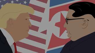 O encontro entre Trump e Kim Jong-un está marcado ocorrer nesta terça-feira em Cingapura