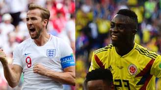 Dupla do Tottenham estará bem próxima no duelo entre Inglaterra e Colômbia