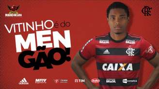 Vitinho é o novo reforço do Flamengo (Foto: Divulgação/Flamengo)