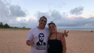Douglas e Janine têm candidatos diferentes: ele vota em Jair Bolsonaro, ela, em Álvaro Dias