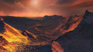 O exoplaneta provavelmente é congelado e muito pouco iluminado – recebe de sua estrela apenas 2% da luz que a Terra recebe do Sol