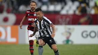 No último clássico entre as equipes no Nilton Santos, vitória do Botafogo por 2x1 (Foto: Vitor Silva/SSPress/Botafogo)