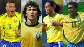 Ronaldo, Zico, Ronaldinho Gaúcho e Romário foram mais avaliados pela torcida brasileira do que Neymar