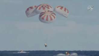Cápsula da SpaceX cai no Oceano Atlântico
08/03/2019
NASA/via REUTERS 