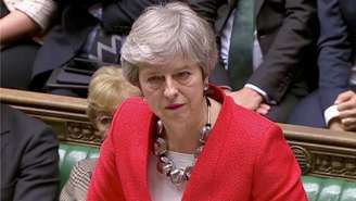 Theresa May lamentou que o Parlamento tenha derrubado o que chamou de 'melhor e único acordo possível'
