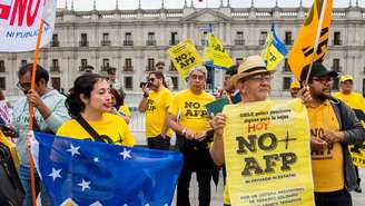 Desequilíbrios no sistema de aposentadorias motivaram diversos protestos no Chile