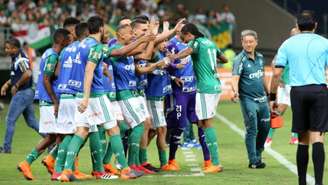 Último confronto - Palmeiras 5 x 0 Novorizontino - Quartas de final do Paulista de 2018 (Foto: Luis Moura / WPP)