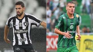 Gabriel e Denner (Fotos: Vitor Silva/SSPress/Botafogo; Arthur Dallegrave/E.C.Juventude)