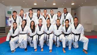 Seleção Brasileira de Taekwondo está em Manchester para a realização do Mundial (Foto: Divulgação/CBTKD)
