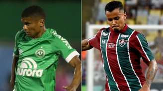 Com estilos diferentes, Marcio Araújo e Allan são titulares em seus respectivos clubes (Foto: Sirli Freitas/Chapecoense; Mailson Santana/Fluminense)