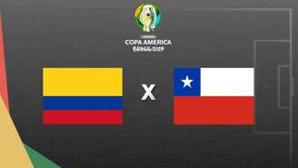Colômbia e Chile se enfrentam pelas quartas de final da Copa América (Foto: Arte/Lance!)