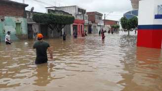 Água atingiu o município vizinho Coronel João Sá