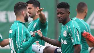 Ramires começou a treinar com o resto do elenco nesta semana e está à disposição (Agência Palmeiras/Divulgação)