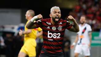 Gabriel Barbosa marcou duas vezes contra o Vasco (Osvaldo Lima/Photo Premium/Lancepress!)