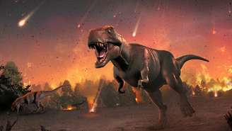 Impacto de meteoro, segundo cientistas, causou a extinção dos dinossauros