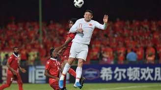 Elkeson estreou com dois gols pela seleção chinesa