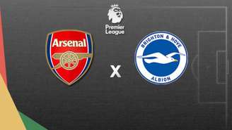 Arsenal e Brighton se enfrentam nesta quinta-feira, às 17h15 (Foto: Lance!)