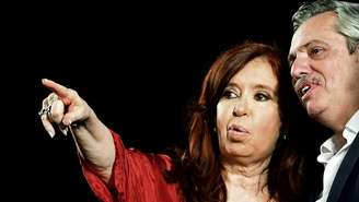 Cristina Kirchner e Alberto Fernández: ex-presidente passou a vice, na chapa encabeçada por seu ex-chefe de gabinete
