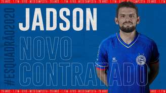 Volante Jadson foi emprestado pelo Cruzeiro ao Bahia – Foto: Reprodução