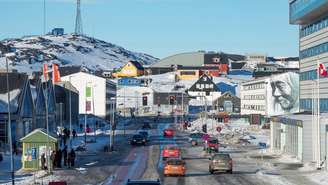 Um terço dos habitantes da Groenlândia vive na capital, Nuuk