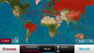 Jogador do Plague Inc. deve tentar alastrar uma pandemia global