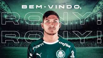 Rony foi anunciado pelo Palmeiras (Divulgação Palmeiras)