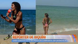  A Repórter de Biquíni virou musa do verão português com seu figurino descontraído