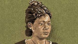 Pintura é uma reimaginação da imagem errada de Maria Firmina dos Reis, autora de "Úrsula" (1859), hoje considerado o primeiro romance afro-brasileiro, pioneiro da literatura antiescravista no país