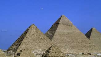 Os túmulos dos faraós foram construídos milhares de anos atrás.