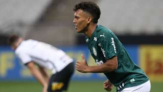 Gabriel Veron marcou na vitória sobre o Corinthians, em Itaquera (Cesar Greco/Palmeiras)