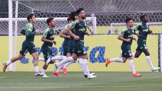 Palmeiras se reapresentou após vitória sobre o Bolívar, na Copa Libertadores (Foto: Cesar Greco/Palmeiras)