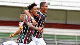 Miguel marcou o segundo gol da vitória do Fluminense sobre o Bahia pelo Campeonato Brasileiro sub-20 (Foto: MAILSON SANTANA/FLUMINENSE FC)
