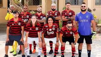 Bruno Henrique, Gabigol e Filipe Luís: Sósias do Flamengo estão invictos nas peladas (Foto: João Marcos/Divulgação)