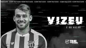 Ceará anuncia a contratação de Felipe Vizeu