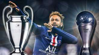 Na temporada 2020/21, Neymar recomeça sua saga para conquistar Liga dos Campeões e ser o melhor do mundo (Arte L!)
