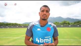 Léo Matos assinou contrato com o Vasco até dezembro de 2021 (Reprodução/Vasco TV)