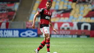 O volante Thiago Maia em ação pelo Flamengo (Foto: Alexandre Vidal / Flamengo)