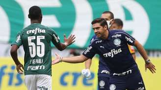 Patrick de Paula celebra o seu primeiro gol na 'Era Abel Ferreira' (Foto: Cesar Greco/Palmeiras)