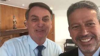 O presidente Jair Bolsonaro e o deputado federal Arthur Lira (PP-AL).