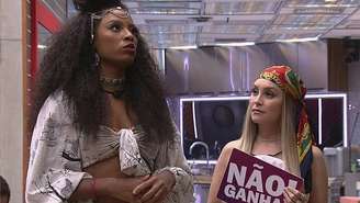 Lumena Aleluia e Carla Diaz tornaram-se rivais dentro do Big Brother Brasil 21