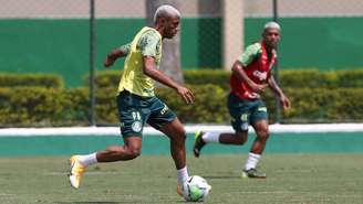 Preservado nos últimos dias, Danilo está de volta aos treinamentos (Foto: Cesar Greco/Palmeiras)