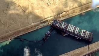 O cargueiro Ever Given bloqueou o Canal de Suez por seis dias
