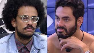 No 'BBB', participantes João Luiz e Rodolffo viraram assunto após frase racista (Reprodução/Globo)