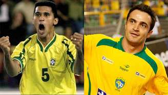 Falcão rebateu a declaração de Manoel Tobias sobre quem seria o maior no futsal (Montagem LANCE!)