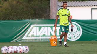 Veron avançou em sua recuperação, mas segue lesionado (Foto: Cesar Greco/Palmeiras)