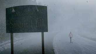 A temível placa de entrada de Silent Hill.