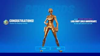 Lara Croft Golden (Anniversary Skin)